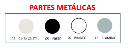 Armário Alto Charuto Fechado 45 x 46,5 | Linha Prima Impact 40mm